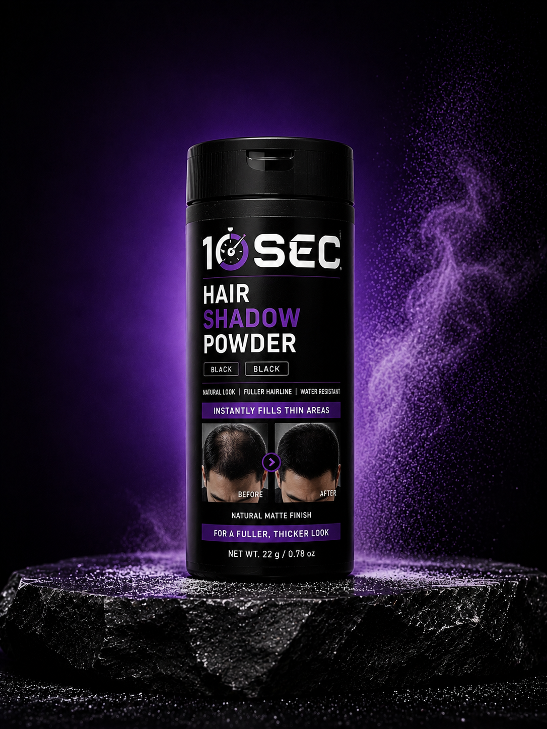 Hair shadow powder (Black)
